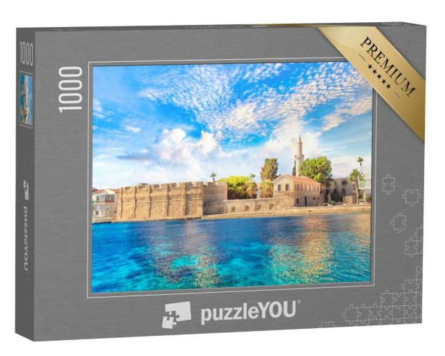 Puzzle de 1000 pièces « Belle vue sur le château de Larnaca, île de Chypre »