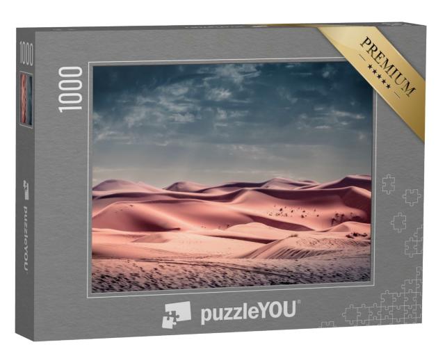 Puzzle de 1000 pièces « Les dunes de sable du désert du Sahara »
