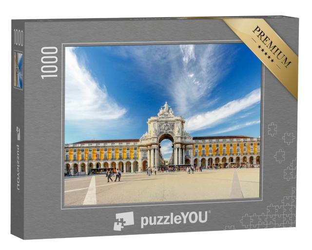 Puzzle de 1000 pièces « Célèbre arche sur la Praca do Comercio à Lisbonne »