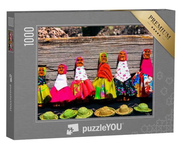 Puzzle de 1000 pièces « Artisanat coloré du Mexique »
