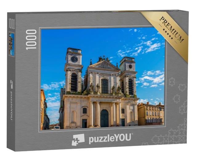 Puzzle de 1000 pièces « Cathédrale baroque Notre-Dame de l'Assomption à Montauban, dans le Tarn et Garonne »