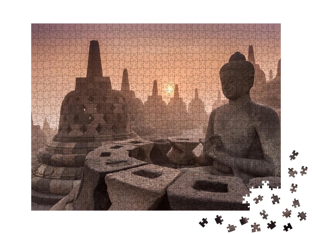 Puzzle de 1000 pièces « Temple bouddhiste de Borobudur, Yogyakarta, Indonésie »