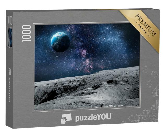 Puzzle de 1000 pièces « La surface de la Lune »