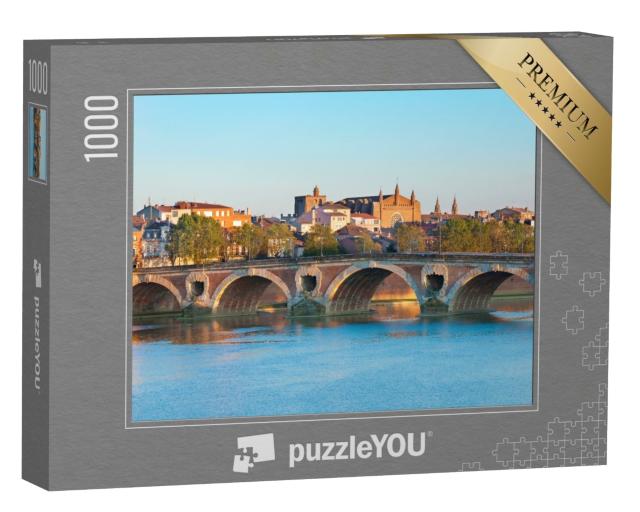 Puzzle de 1000 pièces « Le Pont Neuf à Toulouse un soir d'été »