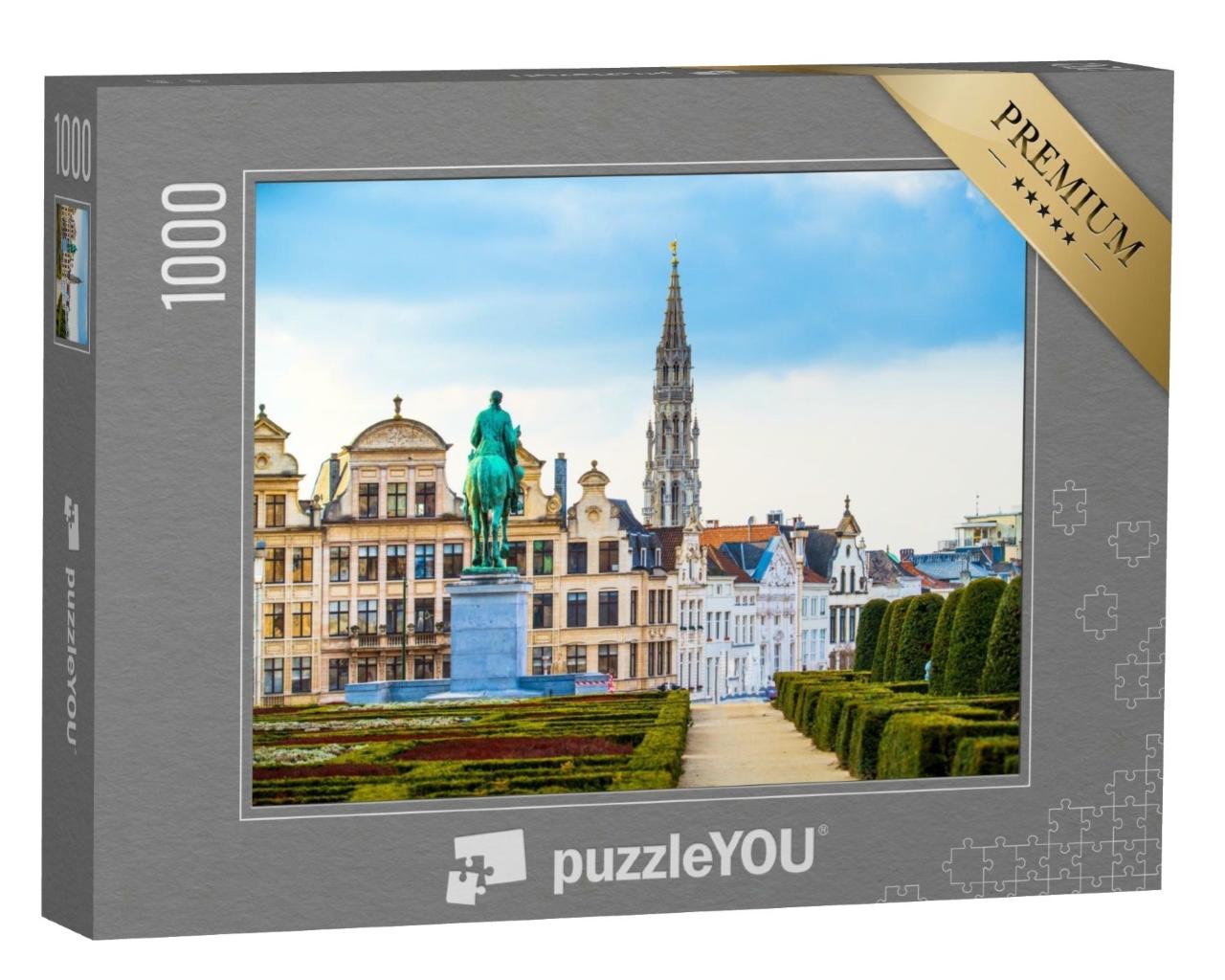 Puzzle de 1000 pièces « Montagne des Arts ou Mont des Arts, centre de Bruxelles, Belgique »
