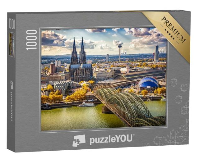 Puzzle de 1000 pièces « Vue aérienne de Cologne, Allemagne »