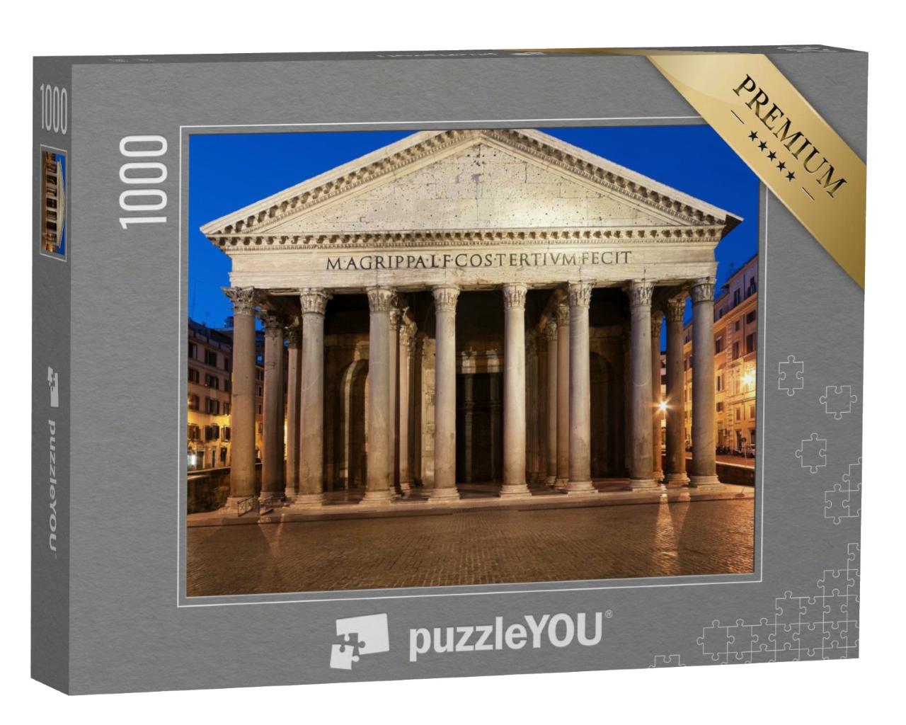 Puzzle de 1000 pièces « Panthéon de nuit, Rome »