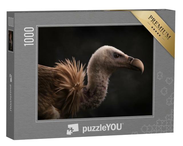 Puzzle de 1000 pièces « Gros plan sur un vautour de l'Himalaya »