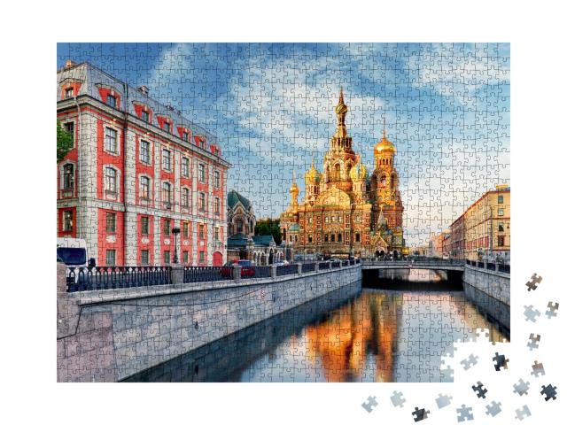 Puzzle de 1000 pièces « Église du Rédempteur, Saint-Pétersbourg, Russie »