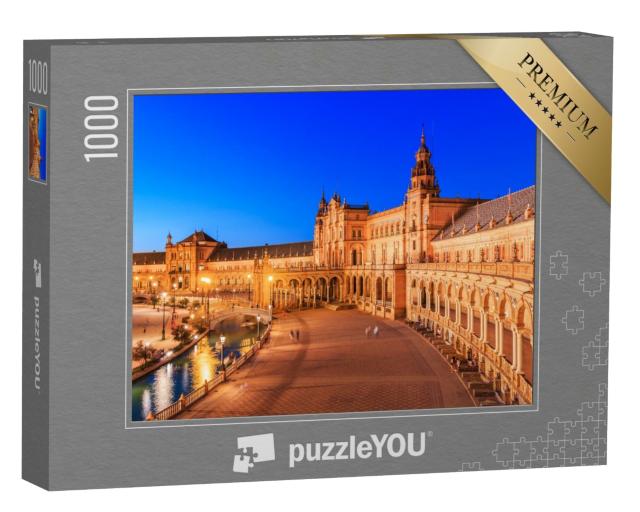 Puzzle de 1000 pièces « Séville, Espagne, Plaza de España »
