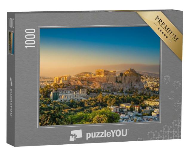 Puzzle de 1000 pièces « Impressionnante Acropole d'Athènes »