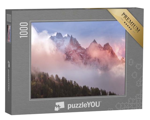 Puzzle de 1000 pièces « Alpes françaises, Chamonix Mont-Blanc, France »