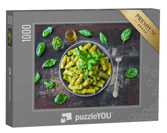 Puzzle de 1000 pièces « Pesto pour pâtes, végétalien »