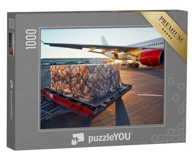 Puzzle de 1000 pièces « Préparation d'un avion avant le vol »