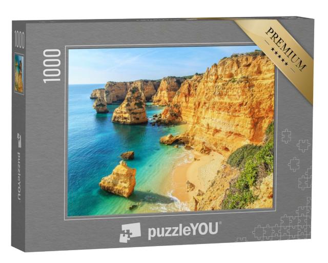 Puzzle de 1000 pièces « Blick auf Praia da Rocha in Portimao, Algarve, Portugal »