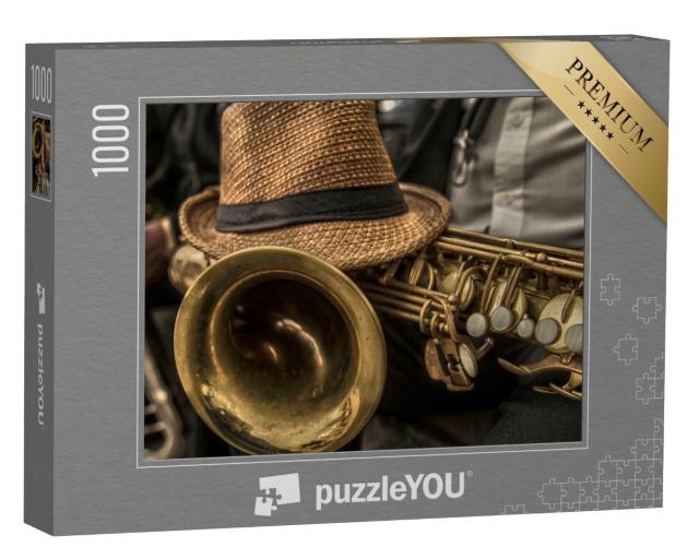 Puzzle de 1000 pièces « Impression avec saxophone »