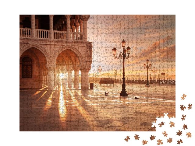 Puzzle de 1000 pièces « San Marco à Venise au lever du soleil »