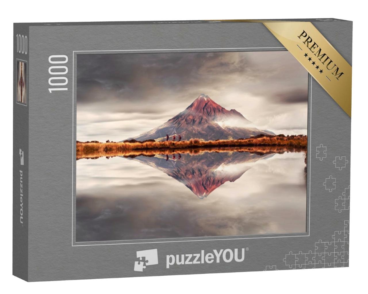Puzzle de 1000 pièces « Mont Taranaki, Nouvelle-Zélande »