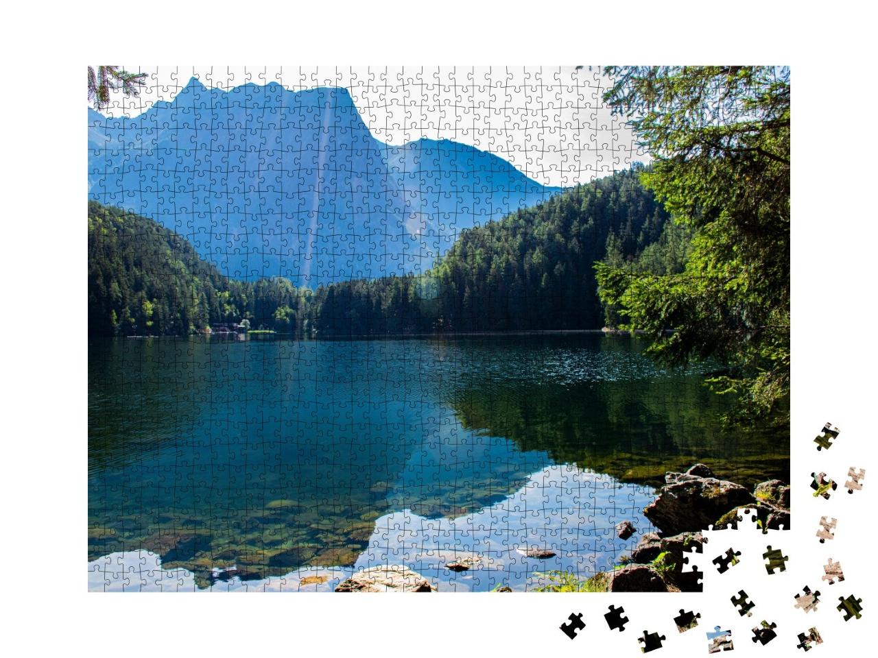 Puzzle de 1000 pièces « Lac de Piburg dans l'Ötztal »