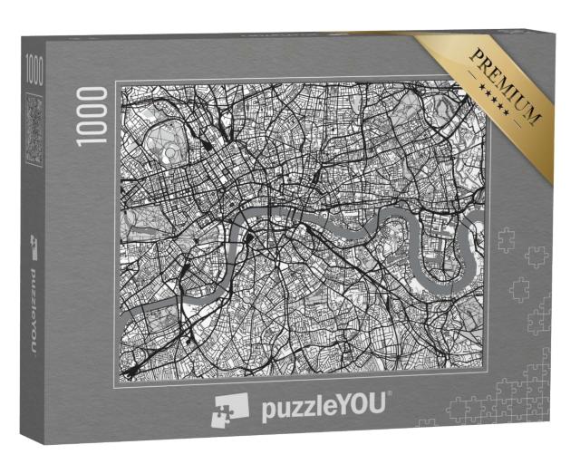 Puzzle de 1000 pièces « Plan de Londres »
