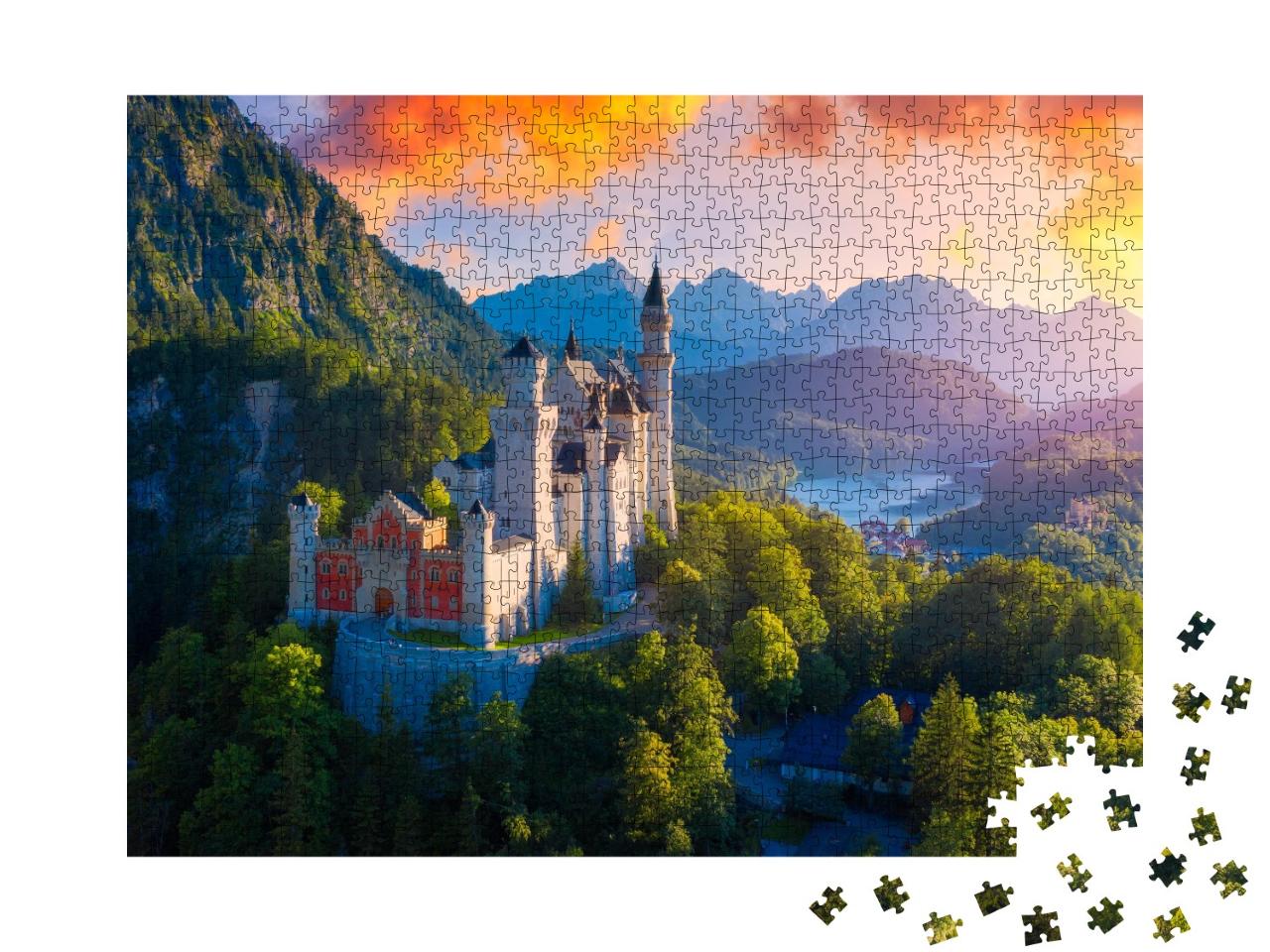 Puzzle de 1000 pièces « Château de Neuschwanstein »