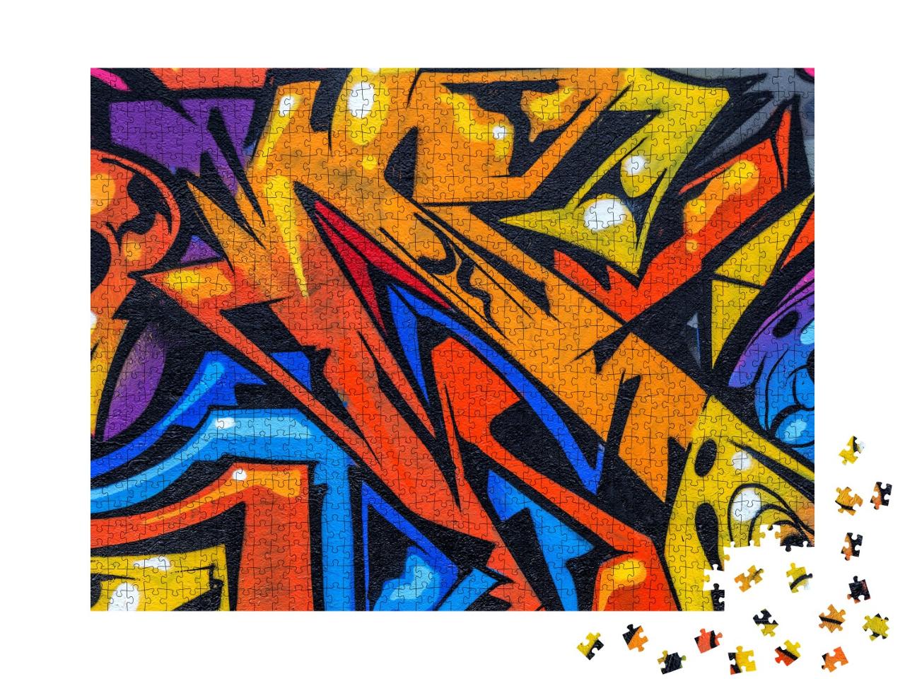 Puzzle de 1000 pièces « Graffiti de street art »
