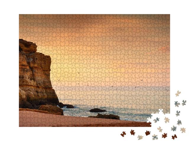 Puzzle de 1000 pièces « Magnifique lever de soleil sur l'Algarve, Portugal »