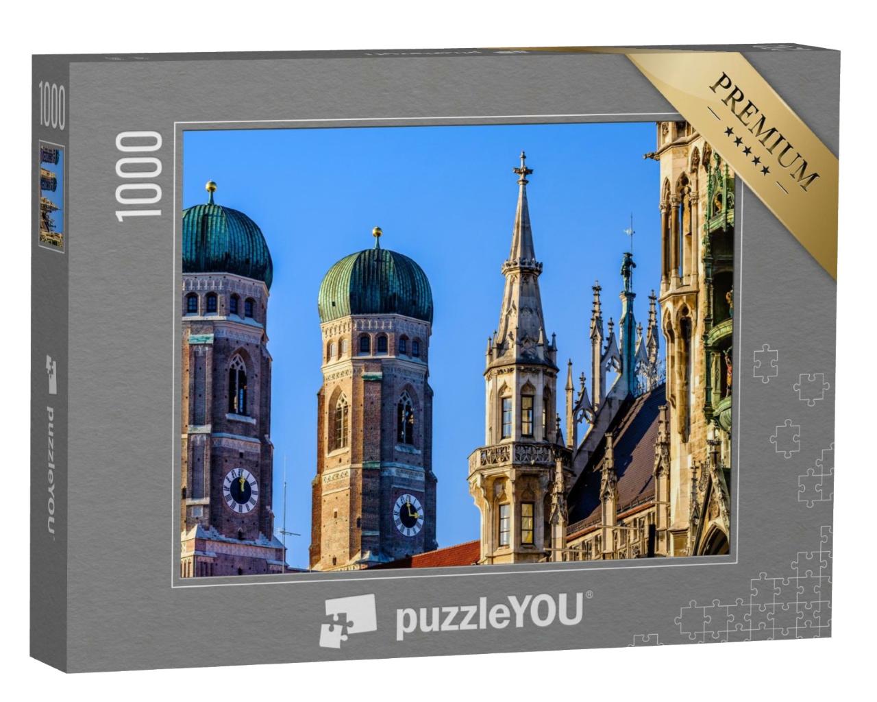 Puzzle de 1000 pièces « Liebfrauenkirche : Cathédrale de Munich, Allemagne »
