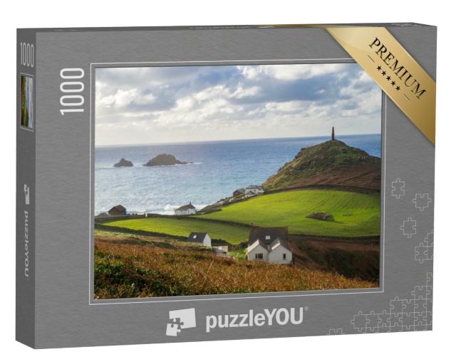 Puzzle de 1000 pièces « Pointe du Cap Cornwall, Angleterre, Europe »