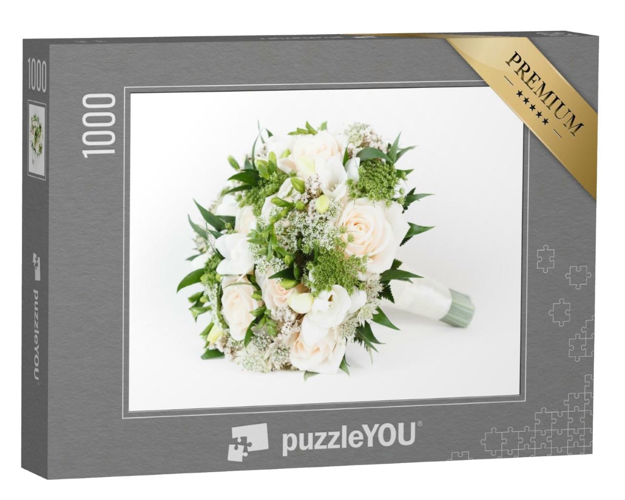 Puzzle de 1000 pièces « Bouquet de fleurs pour le mariage »