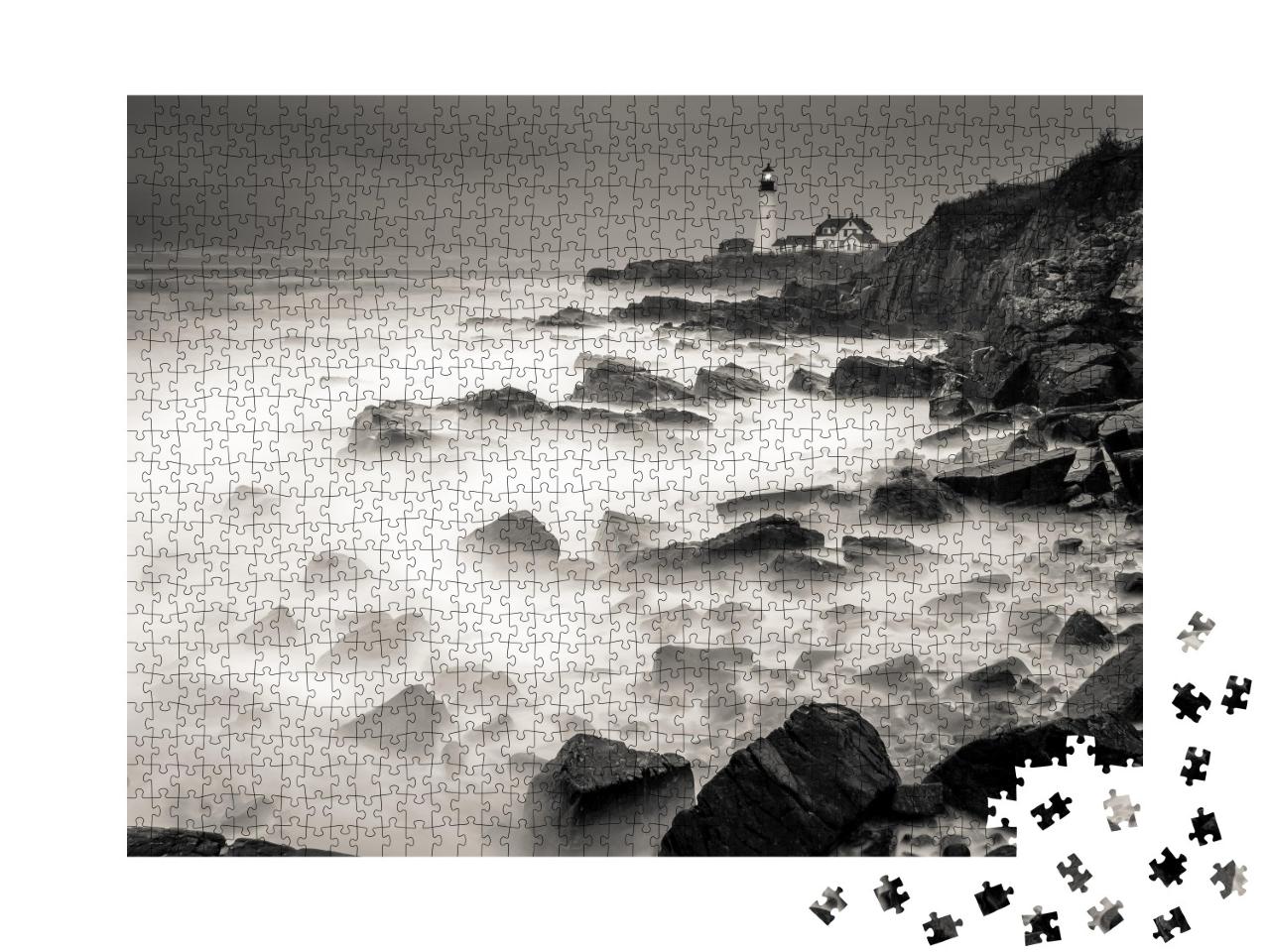 Puzzle de 1000 pièces « La côte rocheuse du Maine »