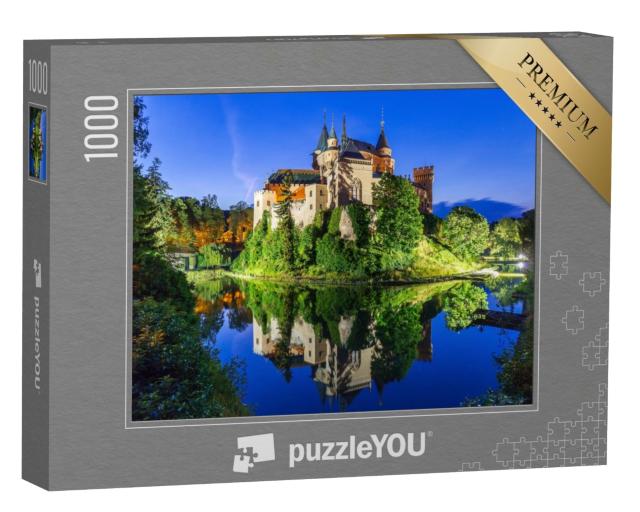 Puzzle de 1000 pièces « Château romantique de Bojnice, patrimoine mondial de l'UNESCO, Slovaquie »