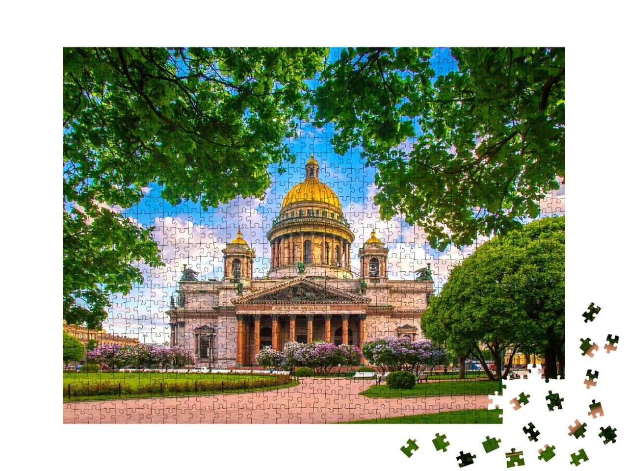 Puzzle de 1000 pièces « L'été sur Saint-Pétersbourg et ses musées, Russie »
