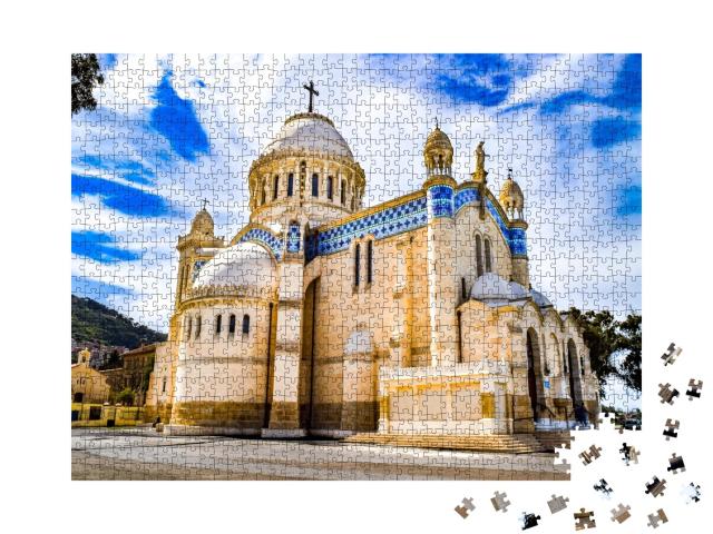 Puzzle de 1000 pièces « Kathedrale Notre Dame d'Afrique in Algier, Algerien »