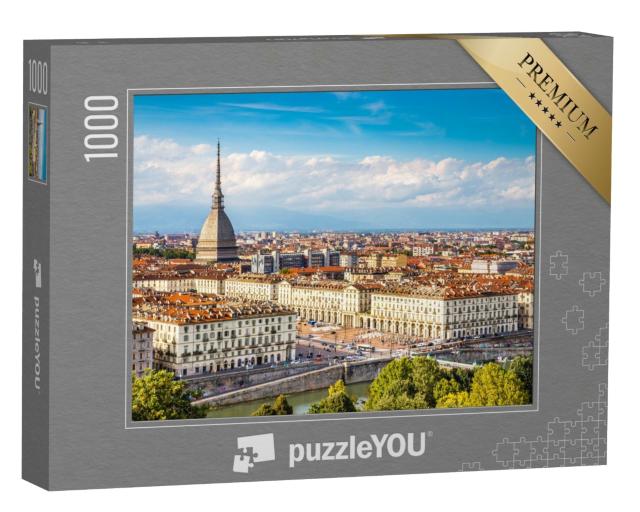 Puzzle de 1000 pièces « Vue du centre-ville de Turin, Italie »