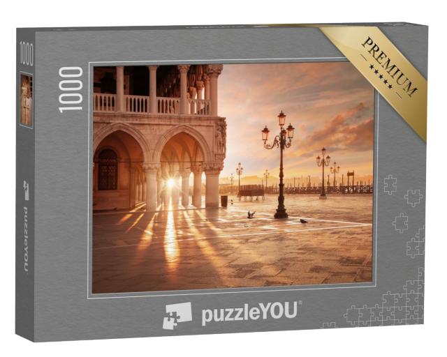 Puzzle de 1000 pièces « San Marco à Venise au lever du soleil »