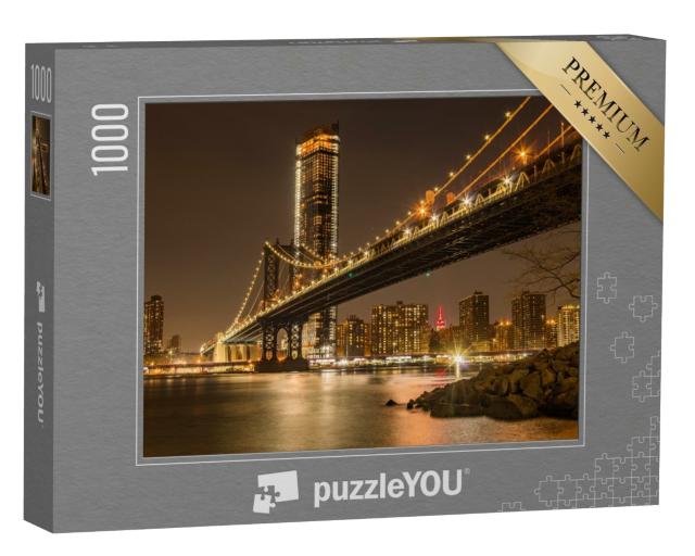 Puzzle de 1000 pièces « Coucher de soleil sur Manhattan »