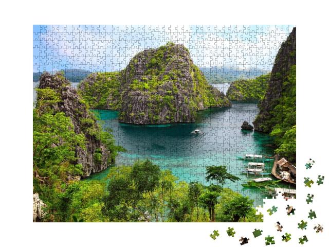 Puzzle de 1000 pièces « Île de Busuanga, province de Palawan, Philippines »