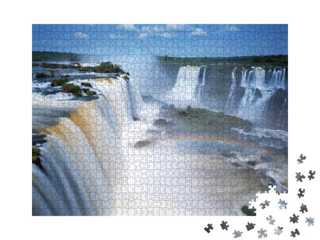 Puzzle de 1000 pièces « Chutes d'Iguazu au Brésil et en Argentine »