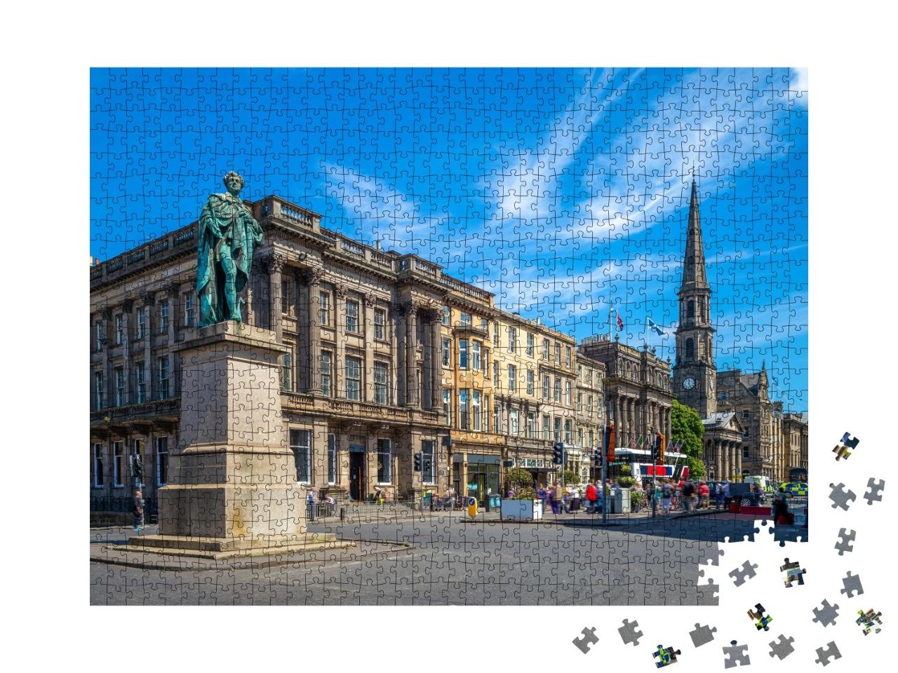 Puzzle de 1000 pièces « George Street à Édimbourg, Écosse »
