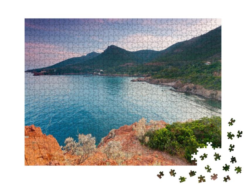 Puzzle de 1000 pièces « Massif de l'Esterel, Côte d'Azur, France »