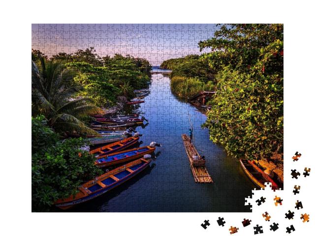 Puzzle de 1000 pièces « Rafting sur la White River à St. Ann, Jamaïque »