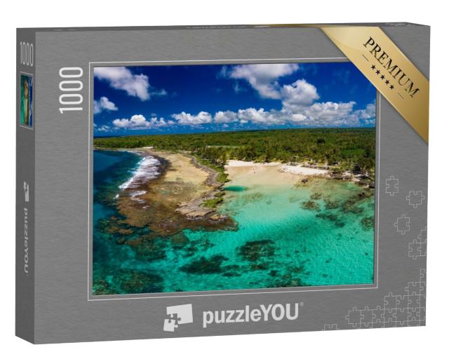 Puzzle de 1000 pièces « Eton Beach sur l'île d'Efate, Vanuatu, près de Port Vila »