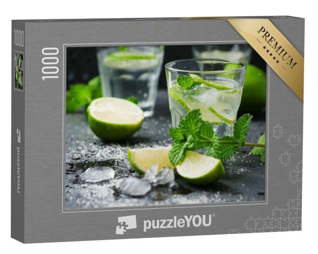 Puzzle de 1000 pièces « Cocktail Mojito : traditionnellement servi »