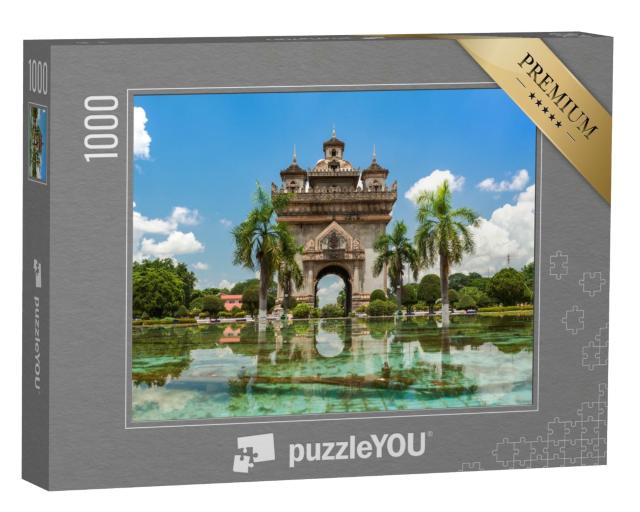 Puzzle de 1000 pièces « Monument Patuxai à Vientiane »