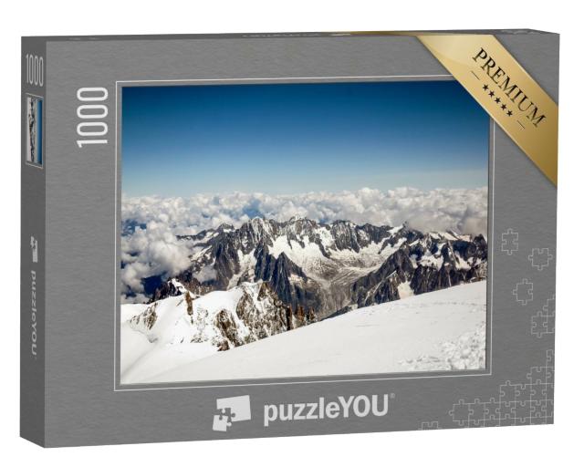 Puzzle de 1000 pièces « Paysage du Mont-Blanc »