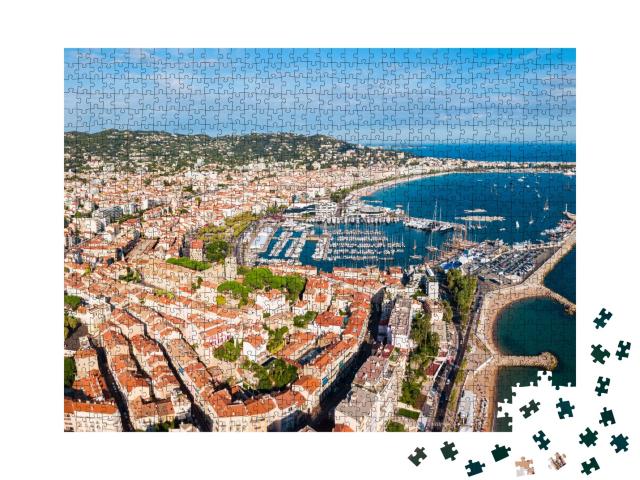 Puzzle de 1000 pièces « Vue panoramique sur Cannes »