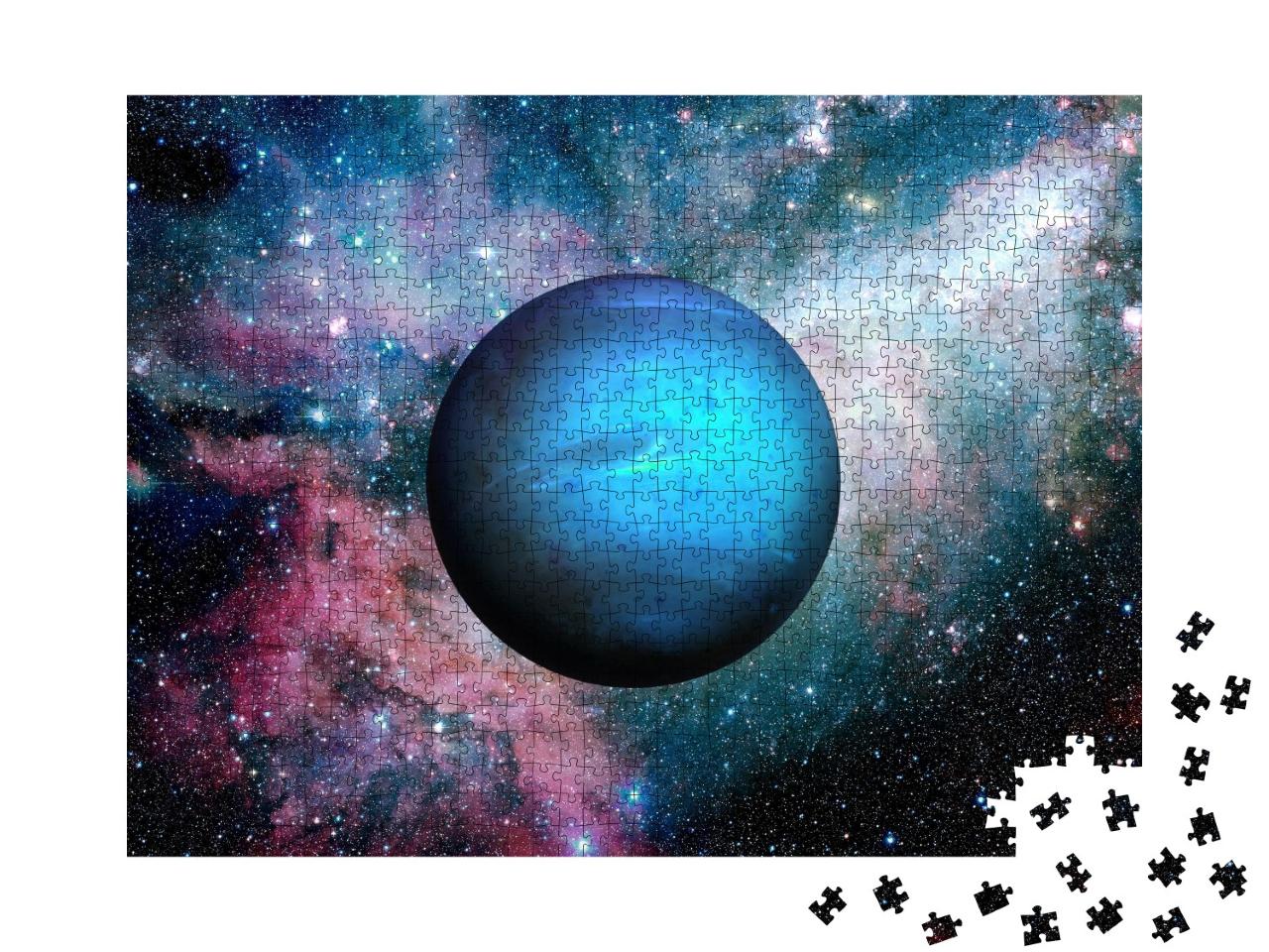 Puzzle de 1000 pièces « Neptune, la planète la plus éloignée du Soleil du système solaire »