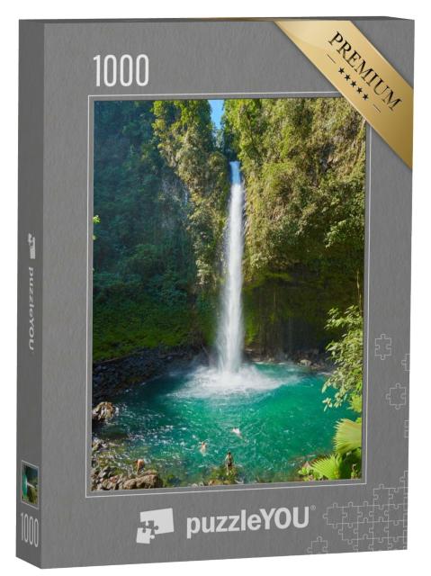 Puzzle de 1000 pièces « Chute d'eau de La Fortuna, Costa Rica, Amérique centrale »