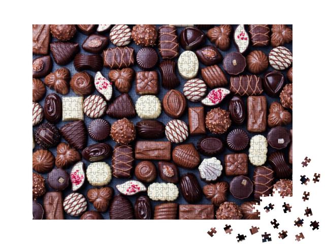 Puzzle de 1000 pièces « Assortiment de chocolats fins »